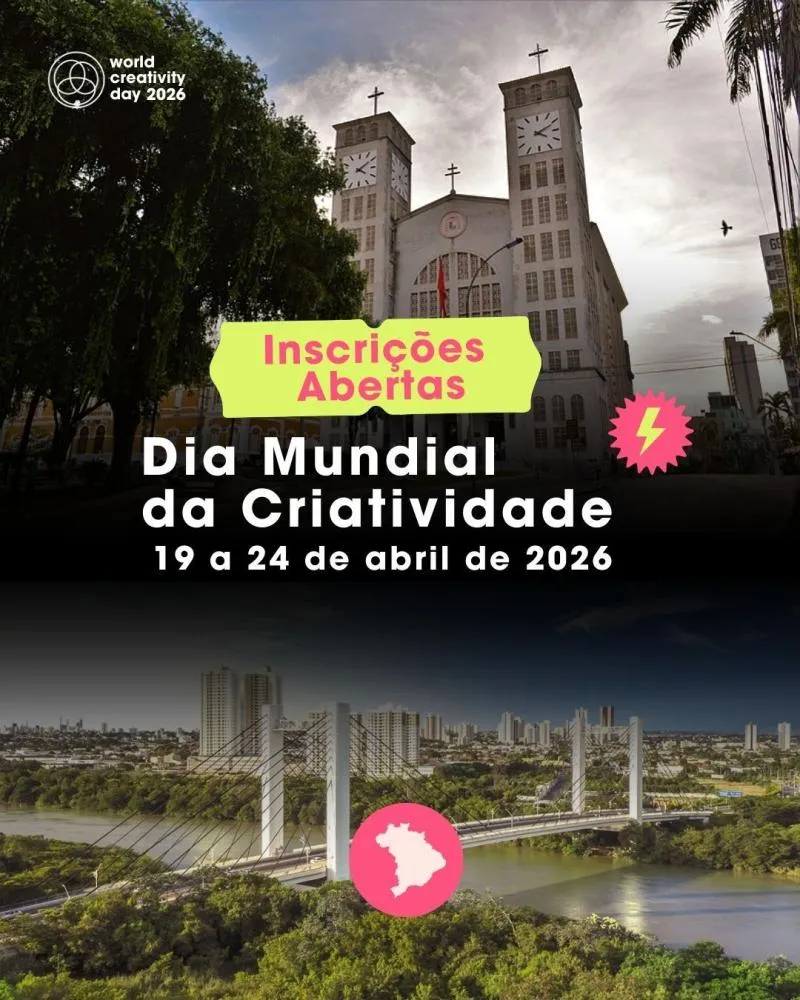 Inscrições abertas para o World Creativity Day 2026 na Grande Cuiabá
