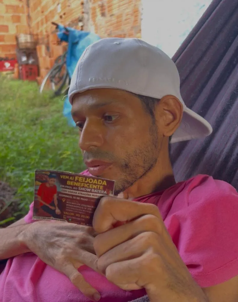 Músico “Show Batera” luta pela vida e mobiliza corrente solidária em Cuiabá