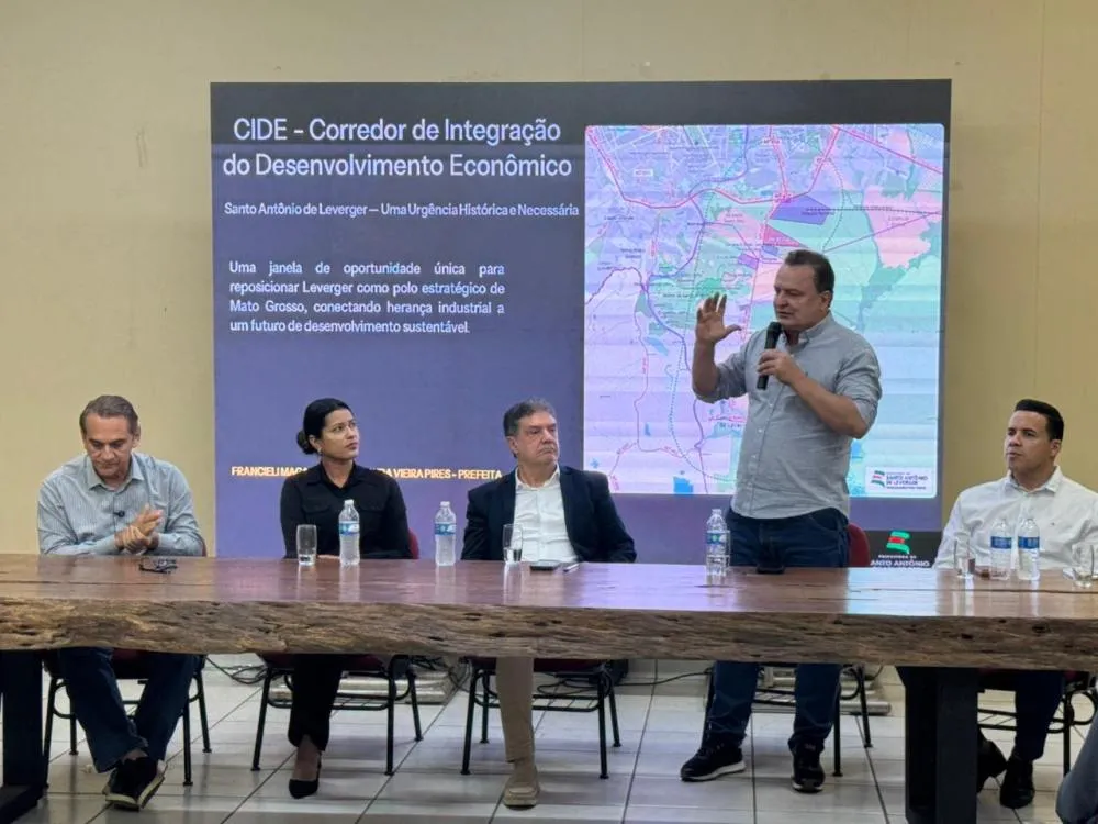 Santo Antônio de Leverger articula corredor industrial ferroviário e projeta nova fase de desenvolvimento econômico