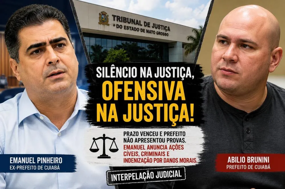 Abilio silencia na Justiça após interpelação e Emanuel Pinheiro anuncia ações cíveis, criminais e pedido de indenização por acusações sobre PPP do Mercado Municipal