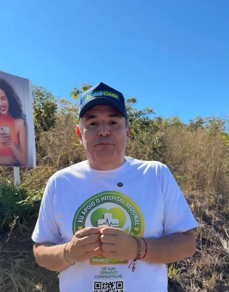 Moacir Couto comemora definição da área que provavelmente receberá o Hospital Regional do Araguaia