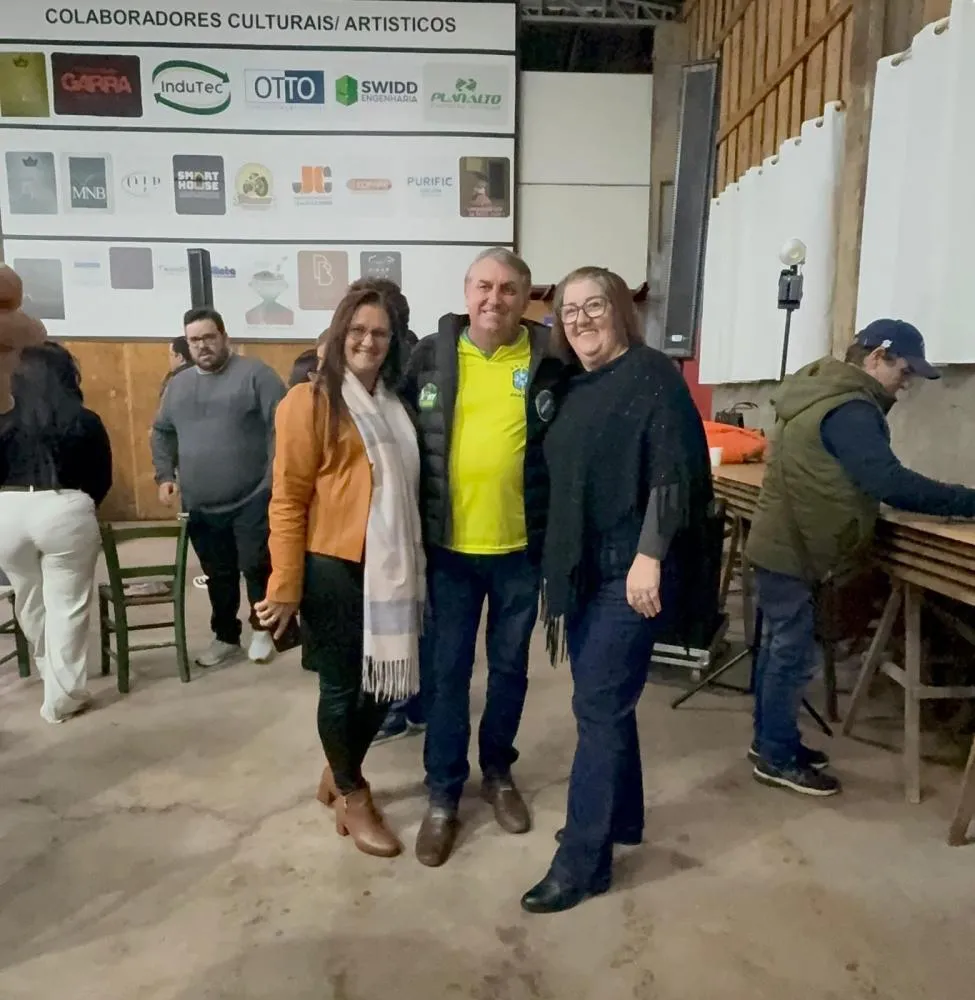 Pré-candidato por MT, Bolsonaro da Shopee prestigia lançamento de Covatti a vice-governadora no RS