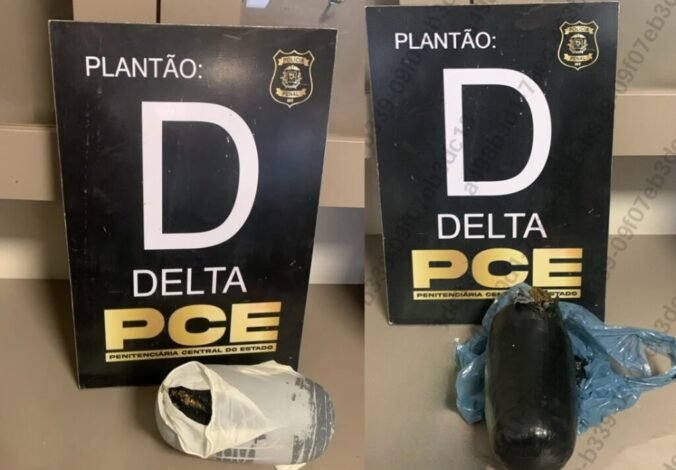 Policiais penais impedem entrada de drogas na Penitenciária Central